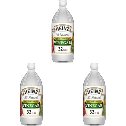 HEINZ distilled white vinegar / 32 Fl Oz (Pack of 3) / 1 White
