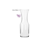 Clear 40 Ounce Glass Carafe - 12 / CS by Libbey – 40 Ounces, Glass, Clear