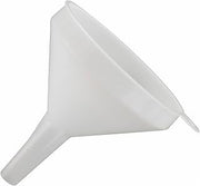 Winco 4 1/4" White Plastic Commercial Funnel