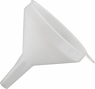 Winco 4 1/4" White Plastic Commercial Funnel