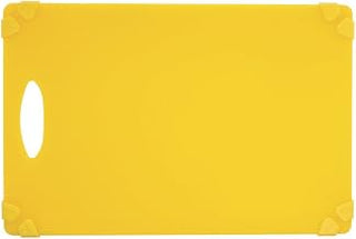 Kratos by Hubert Yellow Cutting Board with Grippers - 12"L x 18"W x 1/2"H