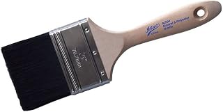 Ateco Pastry Brush, 3-Inch Wide Head with Black Boar Bristles, Stainless Steel Ferrule & Wood Handle