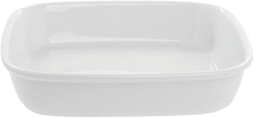 Steelite Performance Simplicity Cookware White 65 Oz Square Roaster, 6 per Case