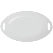 Oval Platter w/ Handle by BIA Cordon Bleu – 15 inches, Porcelain, White, Model VZS-003