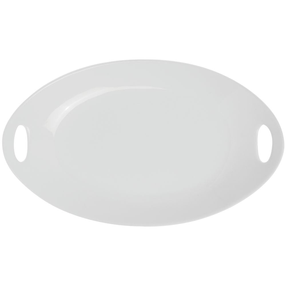 Oval Platter w/ Handle by BIA Cordon Bleu – 15 inches, Porcelain, White, Model VZS-003