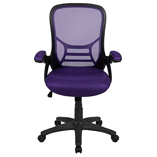 Flash Furniture Purple / Set of 1 / Contemporary Home Office Desk Chairs