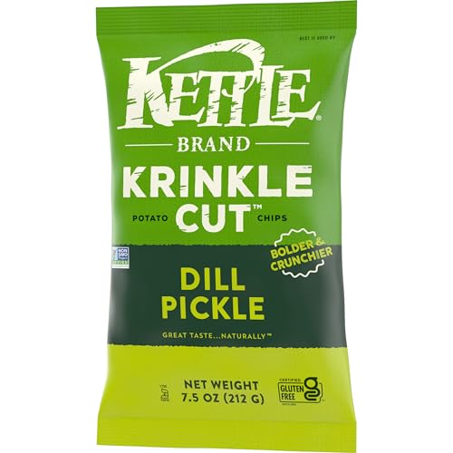 Kettle Brand Dill Pickle / 7.5 Ounce (Pack of 1) / 1 Potato