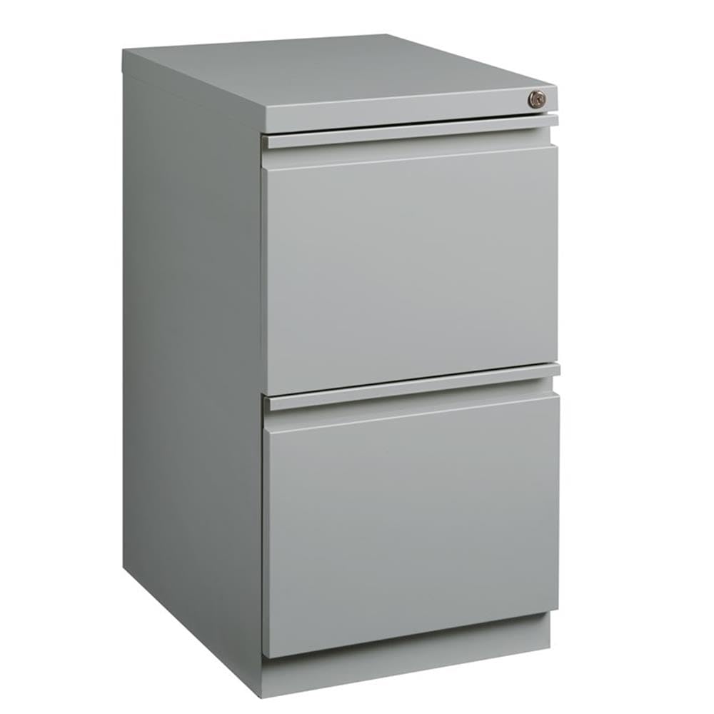 Hirsh Industries Silver / Modern / 27.75" H X 15.00" W X 19.88" D Mobile File Cabinets