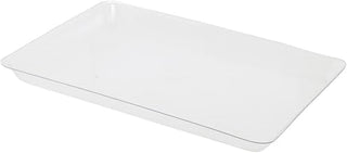 HUBERT Basket Liner Rectangular Clear PETG Plastic- 11 3/4"L x 17"W x 1"H