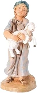 Fontanini by Roman Inc., Silas, 5" Shepherd Collection, Nativity Figure and Accessories, Hand Sculpted and Painted