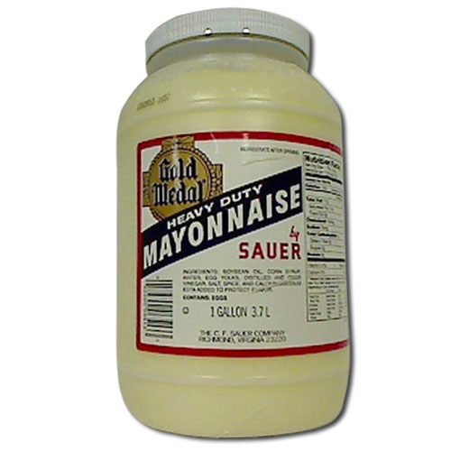 Commodity Oil Heavy Duty Gold Medal Mayonnaise by C.F. Sauer Foods – 1 Gallon, Pack of 4