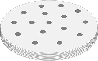 Winco HBP-PR100 Perforated Round 4-Inch-Diameter Patty Paper, 500 Sheets