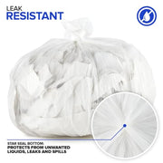 Stock Your Home 1 Count (Pack of 80) / Clear / 256.0 ounces Trash Bags
