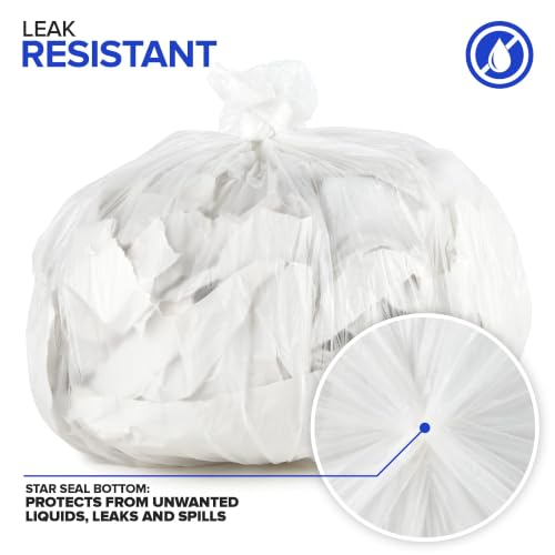 Stock Your Home 2000 Pack / 2 Gallon / Clear Trash Bags