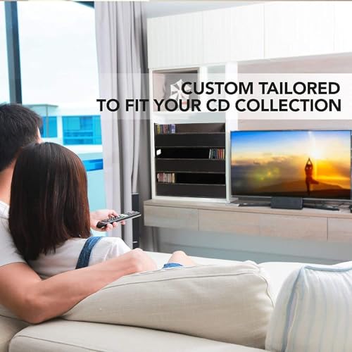 Stock Your Home Gray/Espresso / 1 CD Racks