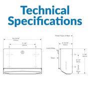 Bobrick 7-1/8" / Satin / Stainless Steel Categories