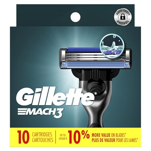 Gillette 10 Count (Pack of 1) / Dark Teal / 1 Cartridges