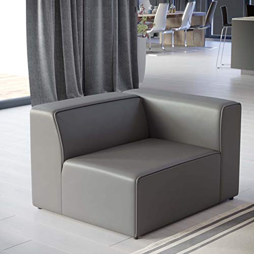 Modway Grey / Right-Arm Chair / 1 Sofas & Couches