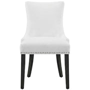 Faux Leather Upholstered Dining Chairs Set of by Furnifact – Faux Leather, White, Pack of 4