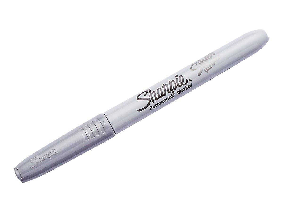 Metallic Fine Point Permanent Markers 2/Pkg-Gold & Silver by Sharpie – 1 Count (Pack of 2), Plastic (Body), Felt (Tip), Gold, Silver, Pack of 2, Model SAN1829202