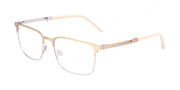 E1152 N 712 MATTE LIGHT GOLD 53/17/145 MALE Eyewear Frame by Flexon – 53/17/145, Plastic, Matte Light Gold, Model FLEXON E1152 N