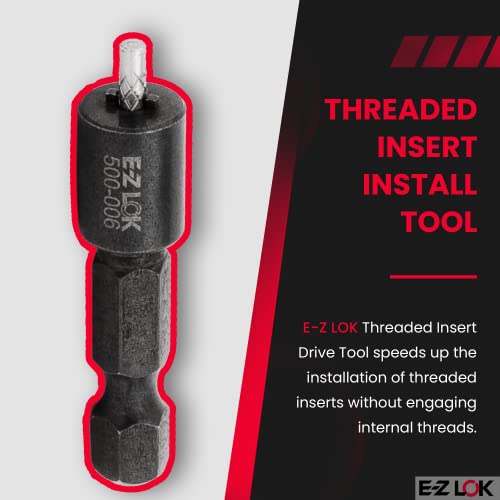 E-Z LOK 500-006 / Black / 1 Externally Threaded Inserts