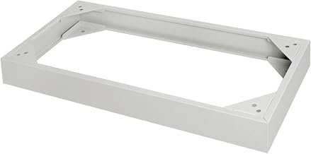 Global Industrial Closed Base for Media Cabinet, Putty