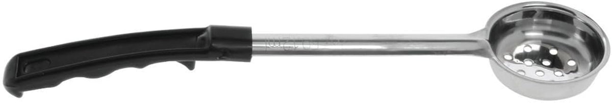 HUBERT 2 oz Perforated Portion Control Server Stainless Steel with Black Plastic Handle