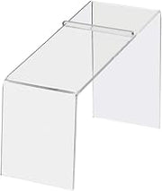 Slanted Acrylic Shoe Display Clear 7" (H), 75201