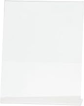 Acrylic Sign Holder with Slant Back Clear Acrylic Vertical Picture Frame Ad Frame - 8 1/2"L x 11"H