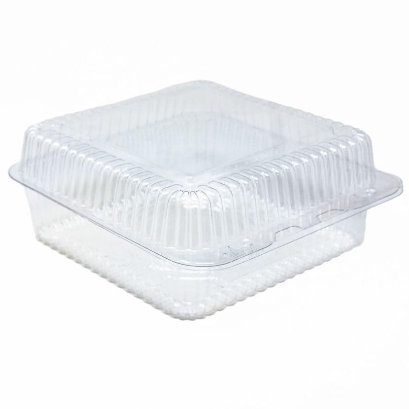 Inline Plastics SureLock 194 oz. Clear PET Plastic Food Container | 200/Case by Inline Plastics Corporation – 194.0 ounces, Plastic, Clear, Pack of 200, Model SLP88