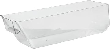 Bulk Food Bin with Angled Front Clear PETG Plastic- 27.5"L x 6"W x 7.4"H