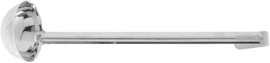 HUBERT 4 Oz Ladle One-Piece Stainless Steel- 11"L