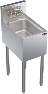 Metal KR18-1C 12" One-Compartment Bar Sink - Krowne Royal 1800 Series