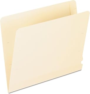 Pendaflex 11230EE Laminate Spine Shelf File Folder, Straight Tab, 14 pt Manila, Letter (Box of 50) (Pack of 5)