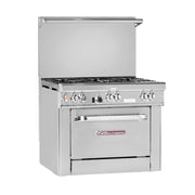 Southbend 36" Ultimate Restaurant Gas Range w/ 2 Non Clog Burners by SOUTH BEND – Iron, Stainless-Steel, Model 4361C-2CR
