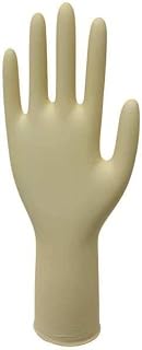 Ansell Microflex CE5 Latex Glove, Powder Free, 6.3 mils Thickness, 12" Length, Large (Box of 1000)