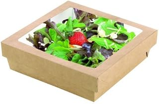 PacknWood 210KRAYB195 Brown 60 Ounce Kray Box with Lid - 200 / CS