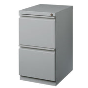 Hirsh Industries Silver / Modern / 27.75" H X 15.00" W X 19.88" D Mobile File Cabinets