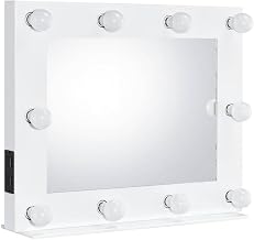 Acme Avery Rectangle Accent Mirror in White