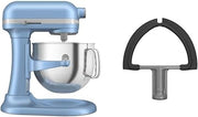 KitchenAid 7 Quart Bowl-Lift Stand Mixer, Blue Velvet & KDF7B Double Flex Edge Beater for Select Bowl-Lift Stand Mixers, Silver