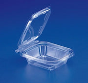 Inline 8 oz. Clear Hinged Deli Container w/Tamper Resistant Strip 100%25 Bpa Free (pack of 240)