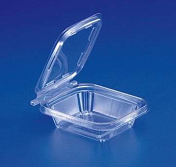 Inline 8 oz. Clear Hinged Deli Container w/Tamper Resistant Strip 100%25 Bpa Free (pack of 240)