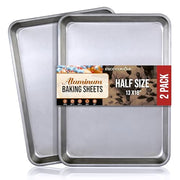 Stock Your Home Half Sheet / Silver / 2 Baking & Cookie Sheets