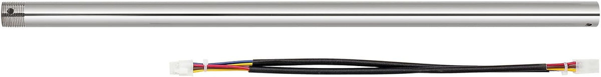 Cal Lighting Ceiling Fan Extension Rod Silver