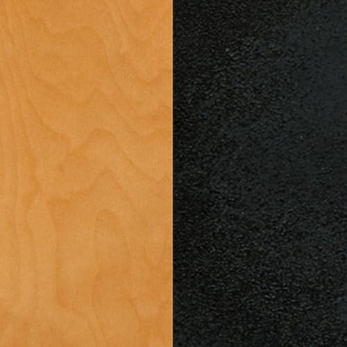 Flash Furniture Natural Wood Seat/Black Metal Frame / 1 Pack / 1 Barstools