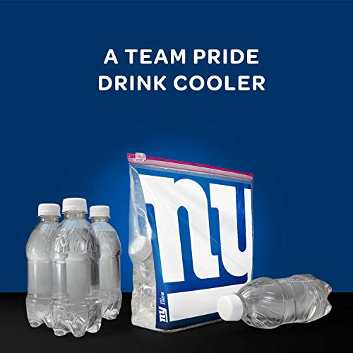 Ziploc New York Giants / 20 Count (Pack of 1) / 1.0 gallons Food Storage Bags