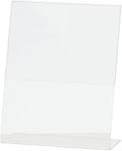 Acrylic Sign Holder with Slant Back Clear Acrylic Vertical Picture Frame Ad Frame - 5 1/2"L x 7"H