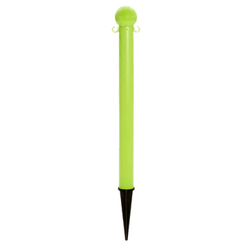 Ground Poles by Mr. Chain – 16.25"L x 14.13"W x 32"H, Hdpe With Uv Inhibitors, Safety Green, Model 95514