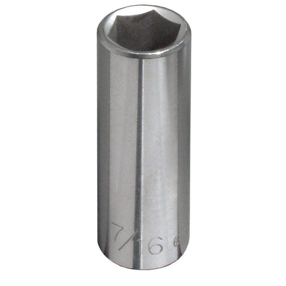 3/8-Inch Deep 6-Point Socket by KLEIN TOOLS – 3/8-Inch, Blend, Model 65614